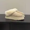2026 Botines Cortos de Invierno de Moda Nuevos Impermeables Forrados de Lana para Mujer Tatzler Suela Gruesa que Aumenta la Altura Engrosados Antideslizantes Zapatos de Algodón