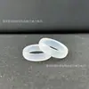 Anillo de calcedonia y ágata de hielo brasileña natural, par de anillos, anillo de dedo, anillo de cola, anillo de mano para correr, anillo al por mayor