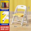 Silla Plegable de Plástico Grueso para Adultos, Silla Doméstica para Jardín de Niños Antideslizante con Respaldo, Silla de Estudio para Bebé, Silla de Picnic para Exterior