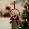 Decoraciones de Lazos Navideños Transfronterizos, Adornos Colgantes Navideños, Montaje de Atmósfera de Escena, Decoraciones Colgantes Decorativas