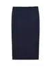 Estilo Verano Pura Pasión Chica Sexy Caliente Sexy Moderno Estilo Europeo y Americano Ajustado Color Sólido Delgado Cintura Alta Falda de Cadera Falda Midi