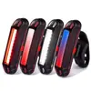 Luz Traseira de Bicicleta para Ciclismo Transfronteiriço Luz de Bicicleta de Alta Luminosidade Recarregável por USB Luz Traseira de Mountain Bike Luz Traseira de Alerta LED