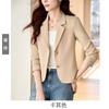 Traje pequeño Chaqueta de mujer Verano Delgado Corto Ajustado Transfronterizo Nueva Moda Trendy Malla Casual Traje OL Top