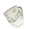 [Fábrica] Taza de Conferencia de Porcelana de Hueso Taza de Té China Taza de Agua de Cerámica con Tapa Taza de Oficina con Logo Grabado Personalización