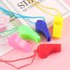 Silbato de árbitro cuerda de color plástico juguete silbato más vendido silbato para aficionados cordón OK deportes hombres y mujeres