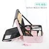 Bolsa de Maquiagem Grande Capacidade Kit Salão de Beleza Tatuagem Armazenamento de Cosméticos Divisória Multicamadas Tampa Estojo com Rodinhas para Cabelo