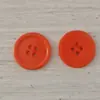 Botões Redondos de Resina Coloridos de Borda Fina 25mm Preto e Branco para Terno Botões de 4 Furos para Costura à Mão Botões de Costura Botões para Roupas de Trabalho