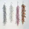 Decorações de Rattan Artificial Flor Falsa de Frutas Enrolamento Guirlanda DIY de Natal Decoração de Porta Adereços para Cenário de Casamento