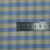 Tecido Xadrez Azul-Cinza Pequeno Tingido em Fio, Pronta Entrega para Primavera e Verão, para Vestuário, Roupas Masculinas e Femininas, Roupas Infantis, Material para Calças, Tecido para Camisas