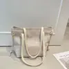 Bolso de hombro tipo tote de moda, gran capacidad, nuevo de verano 2026, moda simple, alto valor, texturizado, versátil