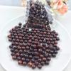 Explosiones cuentas de madera de alta calidad cuentas de sándalo rojo hoja pequeña cuentas de rosario pulsera cuentas sueltas accesorios de joyería diy cuentas