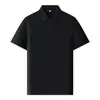 Nuevo Estilo Solona Tela Gruesa Versátil Agradable a la Piel Tela Nivel 2 Manga Corta Ropa de Trabajo Camisa Polo Uniforme de Fábrica Personalización