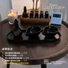 Tigela de Cerâmica para Óleo Essencial Recipiente para Mistura e Dosagem Tigela Prato Spa Hotel Massagem nos Pés Limpeza de Ouvido Frasco de Aroma Spa Tailandês