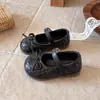 Zapatos Mary Jane para Niñas con Lazo, Zapatos de Princesa de Suela Blanda, Versátiles Zapatos Infantiles Versión Coreana de Otoño, Zapatos de Piel para Niños de 3 a 6 Años