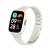 Adecuado para la banda de reloj Redmi Watch 3 Active, Banda de reloj de acero inoxidable sólido con eslabones de bambú de una sola cuenta para Redmi Watch 3