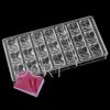 Molde de Chocolate de Plástico Duro PS Molde de Cubitos de Hielo Rosa Herramientas para Hornear Gelatina 3D Disponibles en Varios Estilos