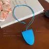 Colar Cordão com Clipe Magnético de Couro para Óculos de Sol Pendurado no Pescoço para Mulheres, Cordão com Clipe para Óculos, Corrente para Pendurar Decoração em Roupas de Pescoço, Acessório de Corrente para Suéter