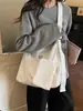 Bolso Tote Rayado para Mujer 2026 Primavera y Verano Nuevo Bolso de Hombro de Gran Capacidad para Viajes Diarios Lona Simple Versátil Bolso Cruzado