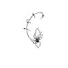 Puños de Oreja de Araña Oscuros Dulces Frescos para Mujeres Sin Perforaciones, Diseño de Nicho de Alta Gama, Pinzas para Orejas y Accesorios Minimalistas Estilo Chica Picante