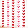 Decoración de Habitación de Boda Traje Personaje Feliz Largo Decoración de Cortina de Mariposa de Boda Boda Casa Nueva Hombre Mujer Dormitorio Decoración Colgante