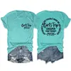 Viaje de Chicas 2026 Nosotros Amazon Ebay Sitio Independiente Camiseta Casual Versátil para Mujer de Cuello Redondo y Manga Corta