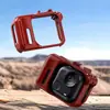 La funda protectora de silicona para cámara de pulgar GO Ultra es ligera, se ajusta al cuerpo y es a prueba de golpes, ofreciendo una carcasa colorida reemplazable