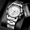 Reloj de hombre relojes reloj de cuarzo de aspecto elegante impermeable luminoso de negocios reloj de comercio exterior hombres