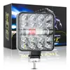 Dxz [Impuestos No Incluidos] Producto Nuevo Luz LED Cuadrada de 3 Pulgadas para Trabajo en Coche Luz Auxiliar Luz de Conducción Estroboscópica Roja y Azul