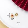 Colgante de koi con palabra de la suerte festiva roja de estilo antiguo con accesorios de aleación de oro azul ardiente y arena antigua, joyería DIY con goteo de aceite