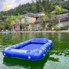 Suministro Directo de Fábrica Li Cheng Fábrica Ecológico Inflable Pvc Inflable Azul Clásico Cama Flotante Agua Inflable Fila Flotante