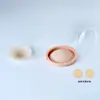 Color Sólido Ultra-delgado Forma de Flor de Ciruelo Invisible Silicona Pecho Sexy Pegatina para Senos Anti-convexo Anti-deslizante Pegatina Ligera Pegatina para Pezón de Tirante