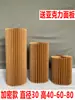 Mesa de Postres Plegable Roja para Bodas Decoraciones Columnas Romanas Soporte de Columna Exhibición de Ventana de Boda Columnas Decorativas de Papel Plegable