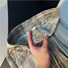 Pantalones de chándal a cuadros tie-dye estilo fragancia vintage para hombre, otoño, holgados, casuales, a cuadros, pantalones deportivos americanos