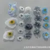 50 Flores Artificiales Kit de Materiales DIY Adornos para el Cabello de Flores Accesorios para el Cabello de Novia Adornos para el Cabello de Estilo Antiguo Hanfu Flores Falsas
