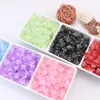 Vidrio Checo de 10 mm Flor Puntiaguda Accesorio Vintage para el Cabello Pasador para Niños Pulsera Pasador DIY Accesorios para Ropa Hanfu