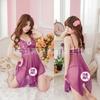 Camisón sexy con escote en V y tirantes, gordito, M, vestido de otoño y verano, conjunto de dos piezas de malla, camisón de talla grande, pijama, ropa para el hogar