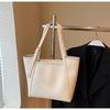 Bolsa Grande Capacidade Estilo Hong Kong Feminina 2025 Outono e Inverno Nova Chegada Bolsa de Ombro Fashionável Elegante Bolsa de Mão Tote para o Dia a Dia