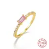 Anillo de Diamante Ins de Plata de Ley S925 Anillo de Diamante Simple Joyería Venta Caliente Europea y Americana Lujo Accesible Nicho Elegante Anillo de Compromiso