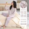 Outono e Inverno Novo Popular Aconchegante Veludo Manga Longa Tamanho Grande Conjunto Feminino Roupas de Casa Pijamas Vestíveis de Outono e Inverno para Mulheres