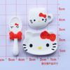 Vajilla de Animales Pequeños de Dibujos Animados Creativa Hecha a Mano DIY Pegamento Crema Resina Accesorios Pequeños Accesorios Material para Joyería Paquete al por Mayor
