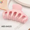Qiyue Grampo de Cabelo Abóbora Colorida ABS Presilha de Garra Grande Clip Tubarão de Alta Qualidade Exquisito Acessórios de Cabelo para Mulheres Venda por Atacado