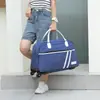 Bolsa con Ruedas, Bolsa Ligera Impermeable de Tela Oxford con Tirador, Bolsa Plegable para Viajes Cortos, Bolsa de Equipaje, Gran Capacidad, Se Puede Imprimir con Logo