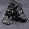 Cinturón de cuero PU repujado retro americano, pretina de moda trendy europea y americana, cinturón personalizado estilo hip-hop para trajes y jeans