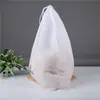 Bolsa Desechable de Tela No Tejida con Cordón para Lavandería, Bolsa de Almacenamiento, Bolsa Organizadora para Secadora de Pelo de Habitación de Huéspedes, Bolsa para Guardar Ropa Sucia