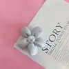 Tecido de Pétalas Rosa Doce de Início de Verão Flor de Pérola Flores de Cinco Pétalas Algodão Acessórios para Headwear Bolsas Roupas