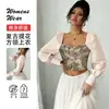 Top Elegante y Versátil para Mujeres Maduras, Nuevo Top de Manga Larga Ajustado Estilo Francés