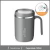 Copo térmico 304 aço inoxidável grau alimentício caneca com tampa alça Copo executivo Copo de Carro alto valor de cor Atacado