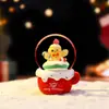 Bestseller transfronterizo: Bola de cristal de postre navideño, mini bola de agua de colores brillantes, adorno de escritorio, decoración de luz ambiental