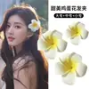 Accesorio de pinza para el pelo floral de Zhao Lusi para mujer, perfecto para vacaciones en la playa y sesiones de fotos, creando un look atmosférico