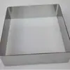Anillo para mousse cuadrado acero inoxidable 304 grueso resistente a altas temperaturas no se deforma horneado pastel casero molde para mousse